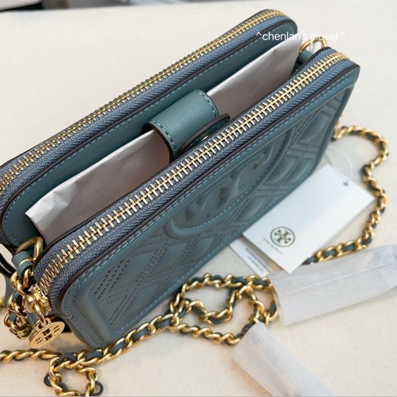 🎀NeW! Tory Burch Fleming Double Zip Mini Bag - Picture 10 of 16